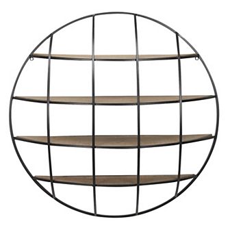 Stella & Eve Convex 4-Shelf Wall Decor