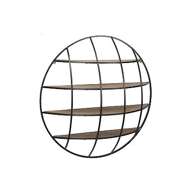 Stella & Eve Convex 4-Shelf Wall Decor
