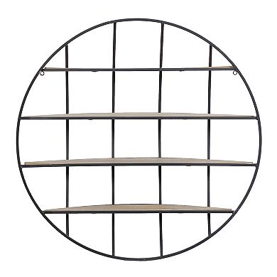 Stella & Eve Convex 4-Shelf Wall Decor