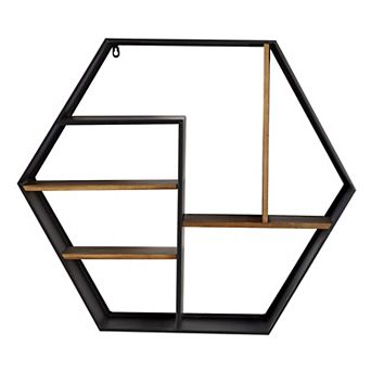 Stella & Eve Hexagon Wall Shelf