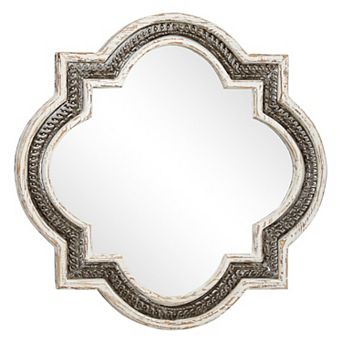 Stella & Eve Distressed Trellis Wall Mirror