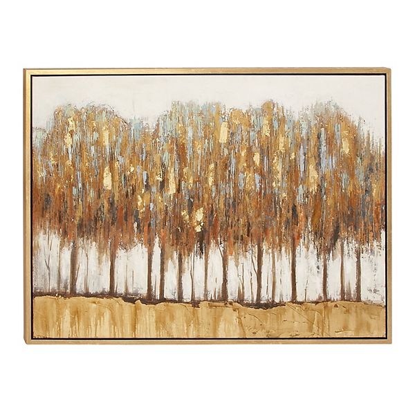 Stella & Eve Tree Metallic Framed Wall Art