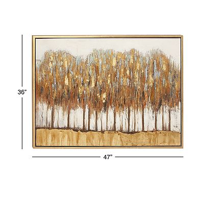 Stella & Eve Tree Metallic Framed Wall Art