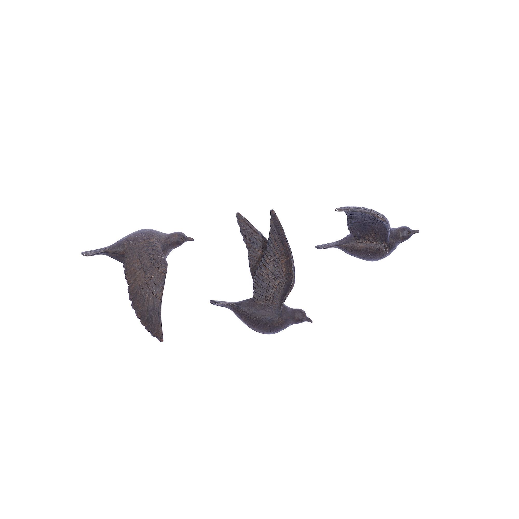 Stella & Eve Bird Wall Decor 3-piece Set, Brown