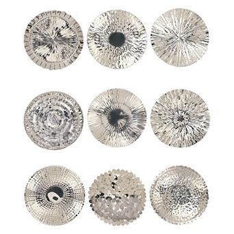 Stella & Eve Textured Wall Decor 9 pc Set