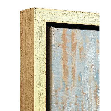 Stella & Eve Gold Finish Abstract Framed Wall Art