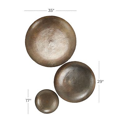 Stella & Eve Textured Round Wall Decor 3-piece Set