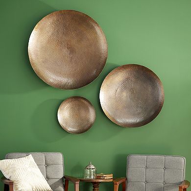Stella & Eve Textured Round Wall Decor 3-piece Set