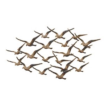 Stella & Eve Gold Finish Birds Wall Decor