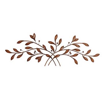 Stella & Eve Iron Leaves Wall Decor
