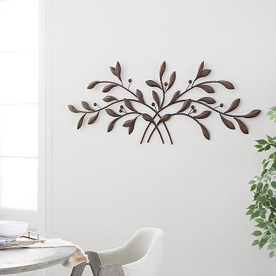 Stella & Eve Iron Leaves Wall Decor