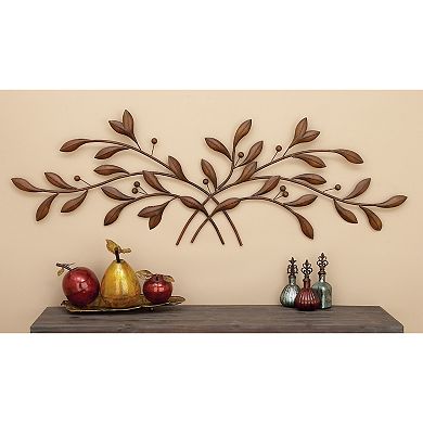 Stella & Eve Iron Leaves Wall Decor