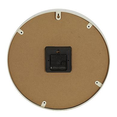 Stella & Eve Two Tone Distressed Wall Clock