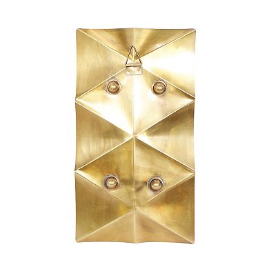 Stella & Eve Metallic Candleholder Sconce Wall Decor