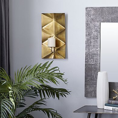 Stella & Eve Metallic Candleholder Sconce Wall Decor