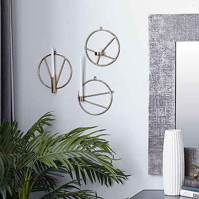 Stella & Eve Candleholder Geometric Wall Decor 3-piece Set