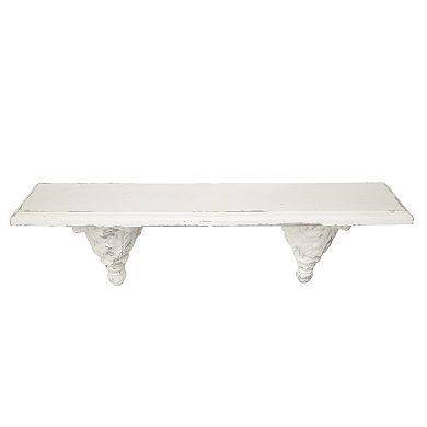 Stella & Eve Distressed Vintage Wall Shelf