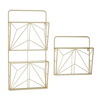 Stella & Eve Geometric Folder Wall Decor 2 pc Set