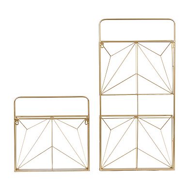 Stella & Eve Geometric Folder Wall Decor 2-piece Set
