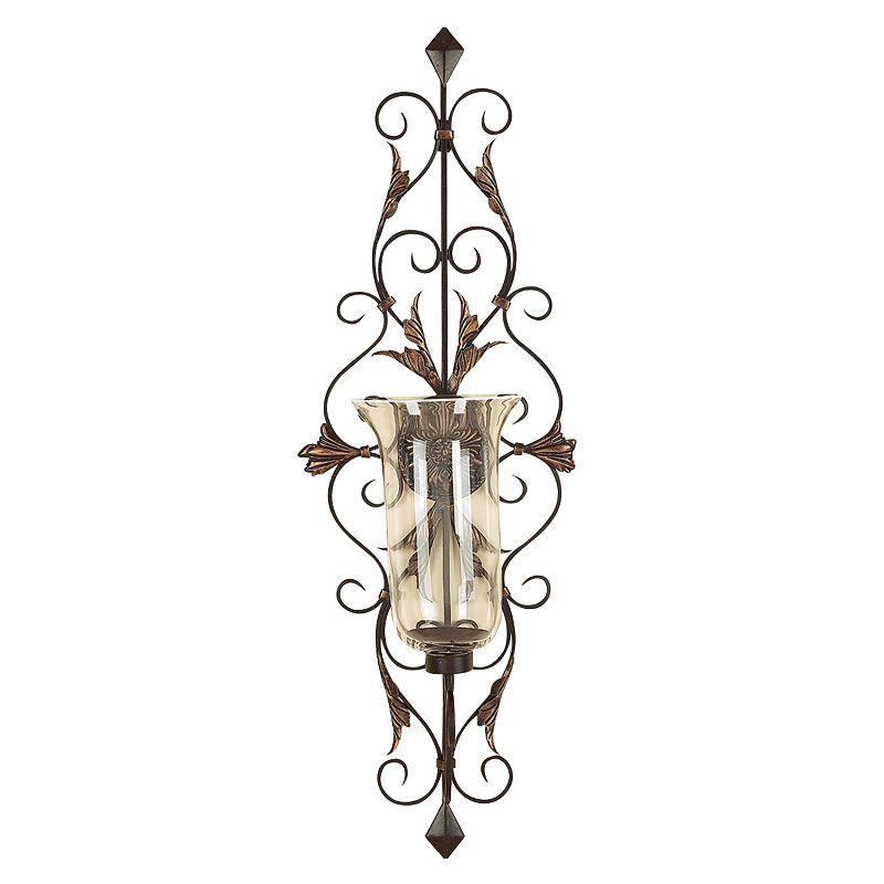 Stella & Eve Scroll Candleholder Sconce Wall Decor, Gold