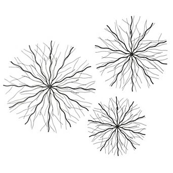 Stella & Eve Sunburst Wall Decor 3 pc Set