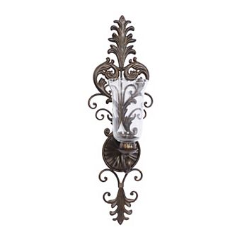 Stella & Eve Elegant Scroll Candleholder Sconce Wall Decor
