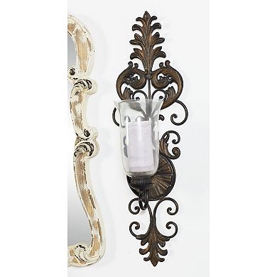 Stella & Eve Elegant Scroll Candleholder Sconce Wall Decor