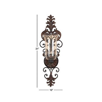 Stella & Eve Elegant Scroll Candleholder Sconce Wall Decor