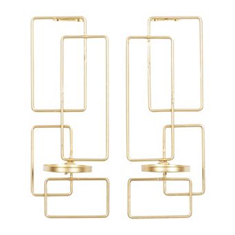 Stella & Eve Geometric Candleholder Sconce Wall Decor