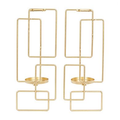 Stella & Eve Geometric Candleholder Sconce Wall Decor