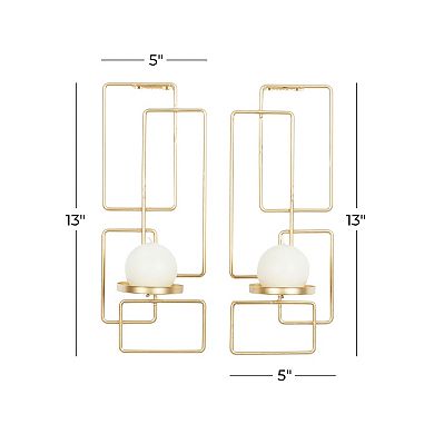 Stella & Eve Geometric Candleholder Sconce Wall Decor