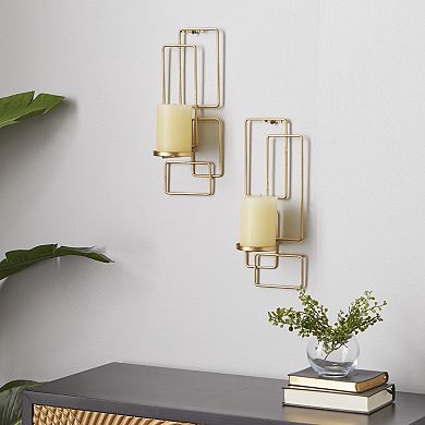 Stella & Eve Geometric Candleholder Sconce Wall Decor