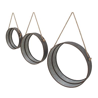 Stella & Eve Circle Wall Mirror 3-piece Set