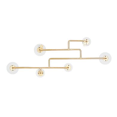 Stella & Eve Glam 6-Hook Wall Decor