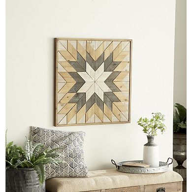 Stella & Eve Abstract Farmhouse Wood Wall Decor