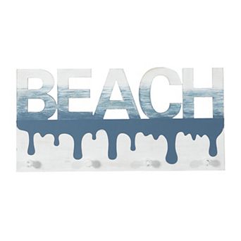 Stella & Eve Beach 4-Hook Wall Decor