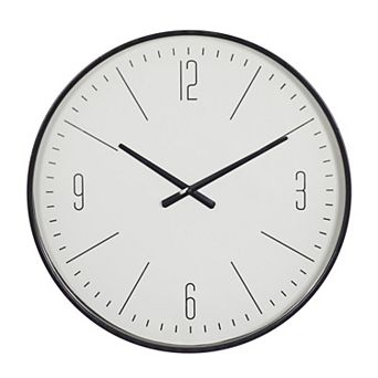 Stella & Eve Glass Contemporary Wall Clock