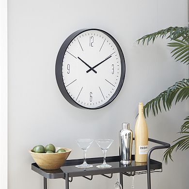 Stella & Eve Glass Contemporary Wall Clock