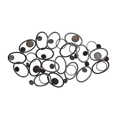 Stella & Eve Silver Finish Mirror Wall Decor