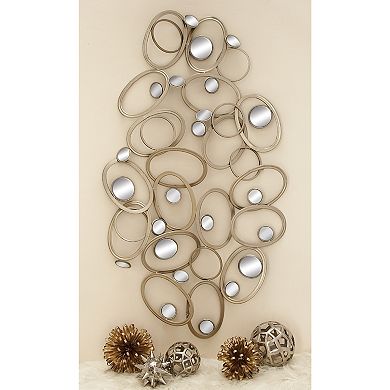 Stella & Eve Silver Finish Mirror Wall Decor