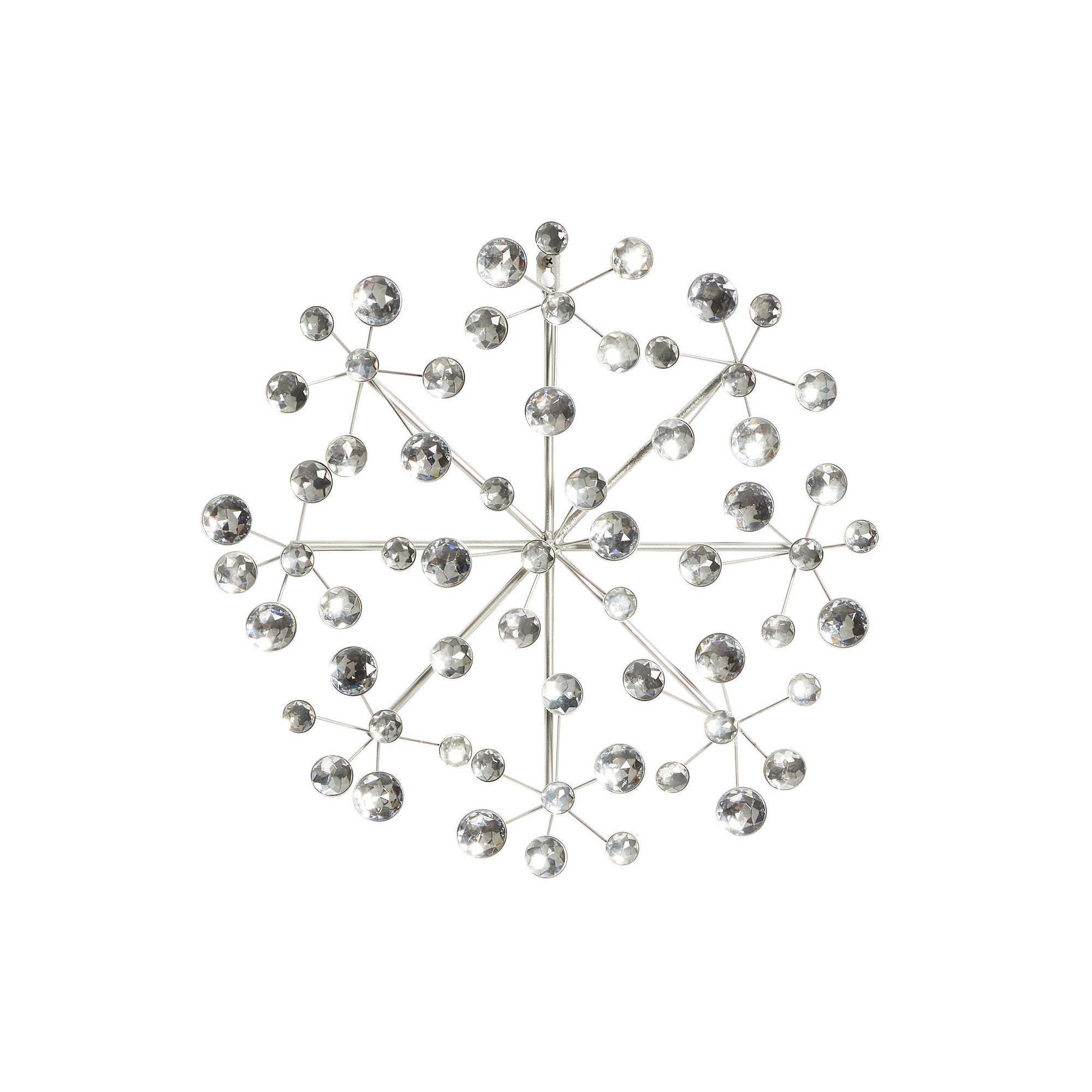 Stella & Eve Silver Finish Sunburst Wall Decor