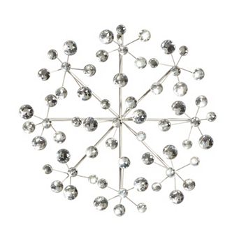 Stella & Eve Silver Finish Sunburst Wall Decor