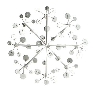 Stella & Eve Silver Finish Sunburst Wall Decor