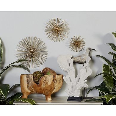 Stella & Eve Burst Metallic Wall Decor 3-piece Set