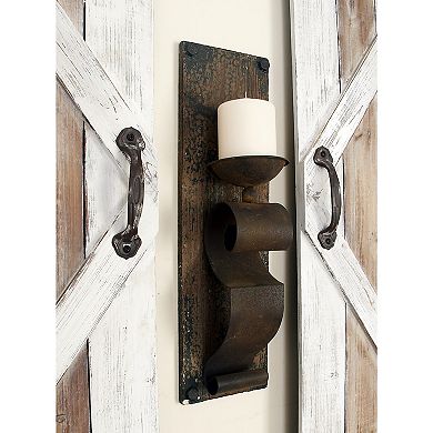 Stella & Eve Wood Wall Sconce 2-Piece Set