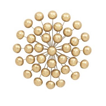 Stella & Eve Glam Burst Gold Finish Wall Decor