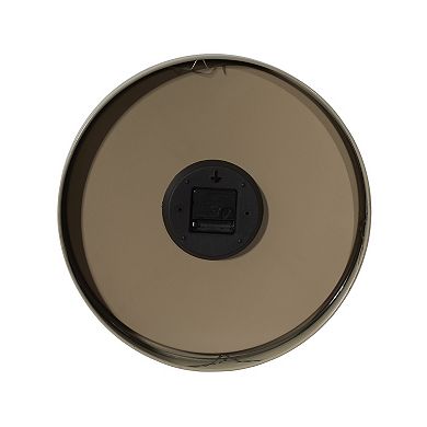 Stella & Eve Distressed Black Iron Wall Clock