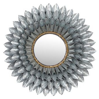 Stella & Eve Floral Metal Wall Mirror