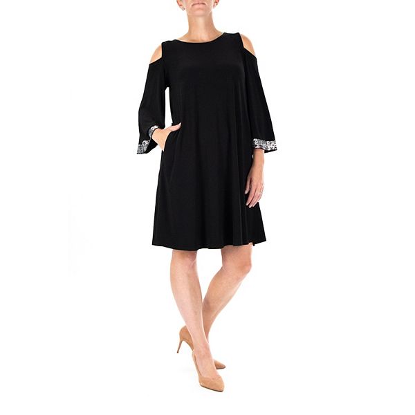 Jcpenney cold shoulder on sale dress