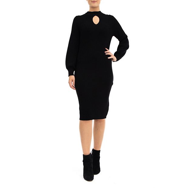 Keyhole sweater hot sale dress